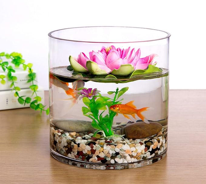 WGV Cylinder Vase, Width 10", Height 10", Floral Container, Planter Terrarium - Image 7