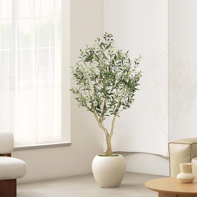 Olive Tree 5ft with Large Olive Branches and Lifelike Fruits | Olive Trees - Image 7