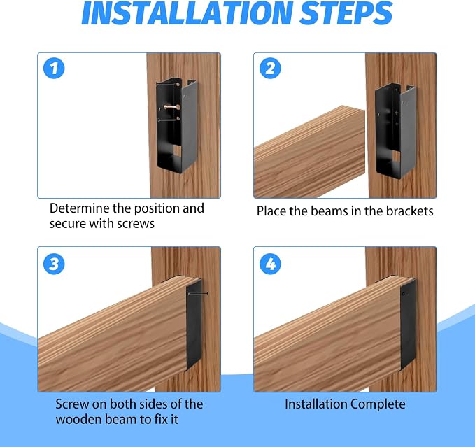 16PCS 2"x6" Concealed Joist Hangers - Image 5
