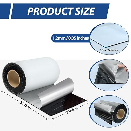 BXI Fluorocarbon Film Asphalt Waterproof Tape, 12 Inches X 32 Feet, - Image 2