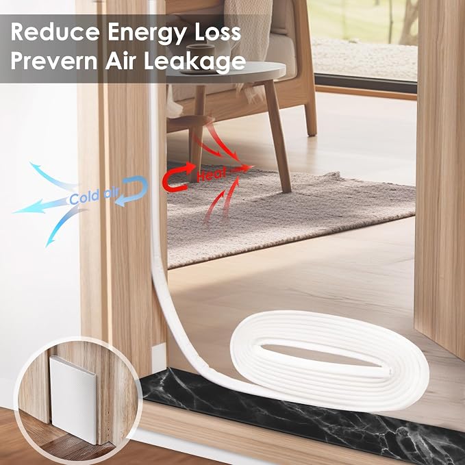Kerf Weather Stripping Seal for Large Gap, Exterior Door, Front Door, Frame - Image 4