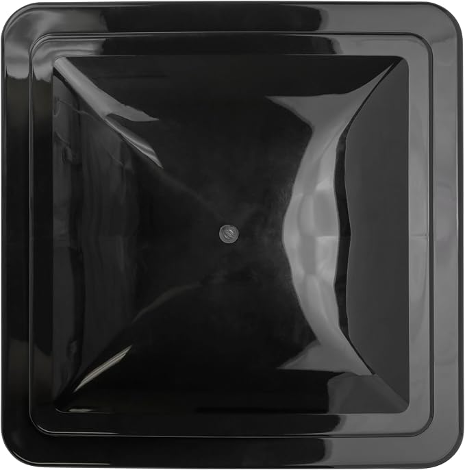 2 Packs 14 Inch RV Roof Vent Cover Replacement Vent Lid Black - Image 6