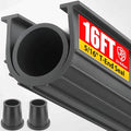Jin&Bao Garage Door Bottom Rubber Seal 5/16" T-End 16FT & 2 End Plugs Gray | by Jin%26Bao
