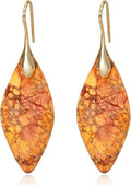 Natural Stone Earrings Multishape Dangle Drop Earrings Boho Stone Earring for Women
