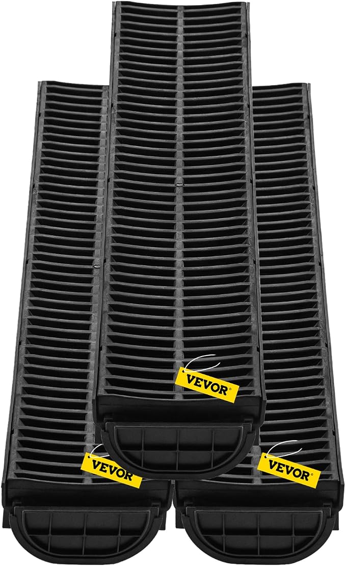 VEVOR Trench Drain System 5 Pack, Channel Drain - Image 11
