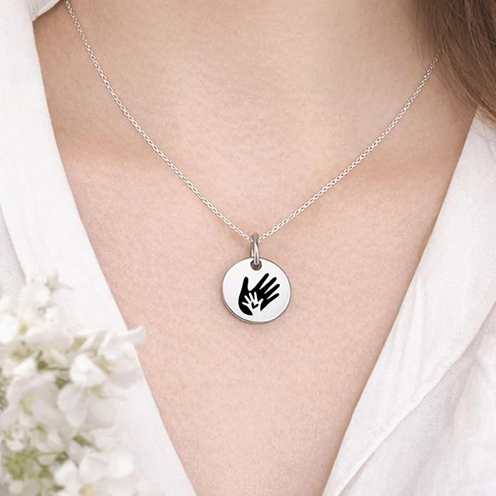 SM Design Pregnancy & New Baby Charm Set – Set of 4 Meaningful Stainless Steel Charms – Great for Crafting, Making Bracelets and Necklaces - Meaningful Keepsake Charms for Expecting & New Moms