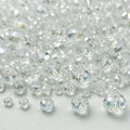 600pcs Crystal Glass Beads 3mm 4mm 6mm 8mm 10mm Rondelle Faceted Crystal Beads Spacer Beads for Necklace Bracelet Earrings DIY Jewelry Crafts Making Supplies(Clear AB)