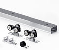 EaseLife 8FT/96in Sliding Pocket Door Hardware Kit, Commercial Grade, Aluminum by EaseLife