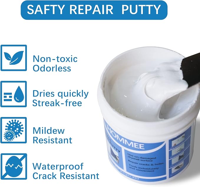 Drywall Repair Kit, Drywall Hole Patch Repair Kit to Fix Wall Surface Holes and - Image 2