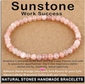 AD Beads Handmade Gemstone Stretch Elastic Bracelet Crystal Healing Reiki Nature's Beauty and Spiritual Essence Unisex