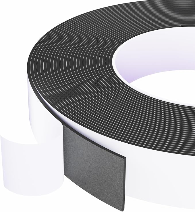Black Foam Weather Stripping Door Seal, 1 Inch Wide X 1/17Inch Thick, Foam by Unknown