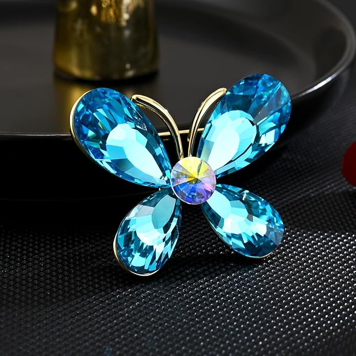 Animal Brooch for Women Girls Rhinestone Animal Brooch Lapel Pin Jewelry Gift for Mom Wife