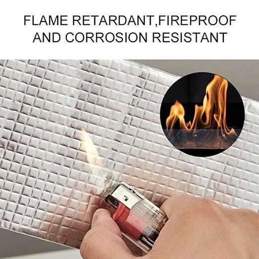 ADHES Butyl Tape Waterproof Tape Aluminum Foil Tape Sealant Tape | 4in x 16ft - Image 7