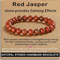AD Beads Handmade Gemstone Stretch Elastic Bracelet Crystal Healing Reiki Nature's Beauty and Spiritual Essence Unisex