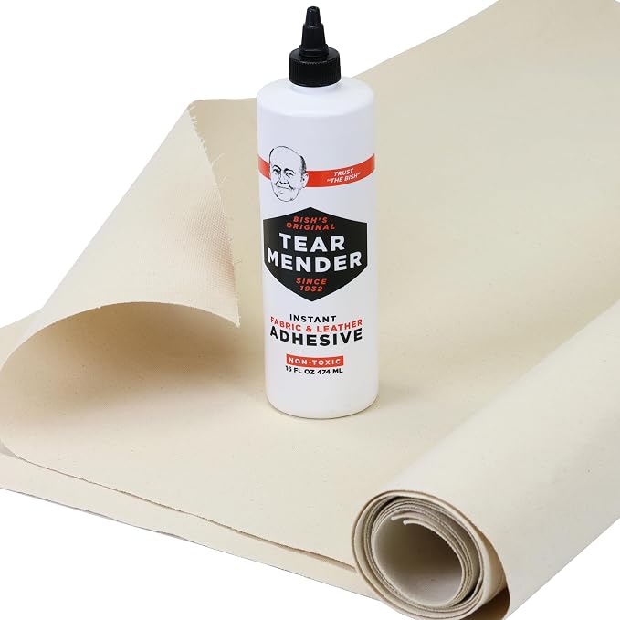 Outdoor Canvas Patch Kit to Repair Pop-Up Campers, Canvas Tents, Boat Covers by TrailMax