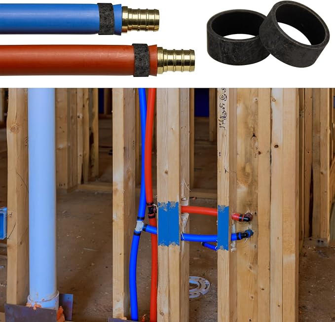 50 Pack 3/4" PEX Copper Crimp Rings | - Image 6