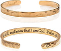 Carviell Engraved Cuff Bracelets for Women – Inspirational, Friendship, Love, Mom, Daughter, Sister, Christian, Graduation, Memorial & Wedding Gifts – 80+ Phrases – Stainless Steel, Gift-Ready