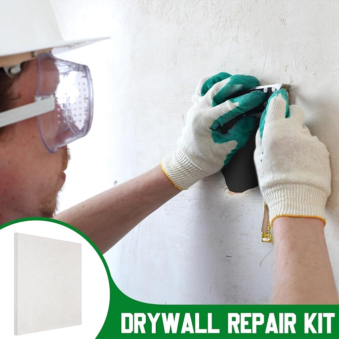 22 Pcs Drywall Repair Kit with 12x12x1/2" Drywall Repair Panel, Hole Patch Kit - Image 5