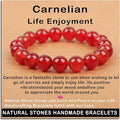 AD Beads Handmade Gemstone Stretch Elastic Bracelet Crystal Healing Reiki Nature's Beauty and Spiritual Essence Unisex