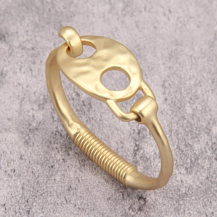 Gold Cuff Bracelet for Women Silver Beaded Bracelets Open Bangle Stackable Stretch Bead Bracelet Boho Jewelry Gifts for Wife Couple