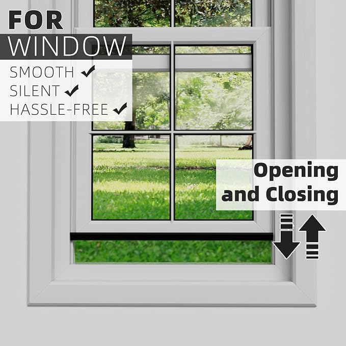 196" Wedge Weather Stripping for Draft Blocking, Foam Door Seal | Black - Image 5