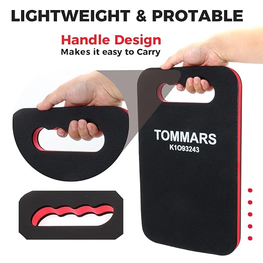 TOMMARS 0.9 Inch Thick Mechanic Kneeling Pad, 15.55 x 9.25 Inches - Image 3
