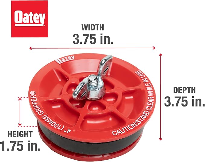 Oatey 4 in. Mechanical End-of-Pipe Gripper Plug - Image 3