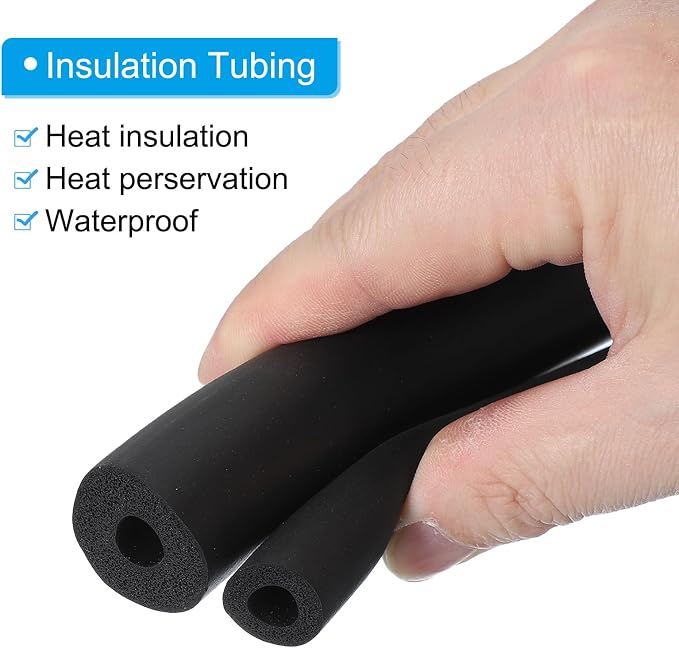 PATIKIL 7mm ID x 11mm OD x 1m Long Pipe Insulation Foam Tube, Pipe Cover Wrap - Image 3