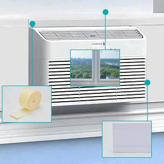 Foam Block for Midea U Shaped Window Air Conditioner Units, Air Conditioner - Image 4
