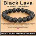 AD Beads Handmade Gemstone Stretch Elastic Bracelet Crystal Healing Reiki Nature's Beauty and Spiritual Essence Unisex