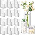 Nuogo 36 Pcs Plastic Cylinder Vases Tall Plastic Flower Vases by Nuogo