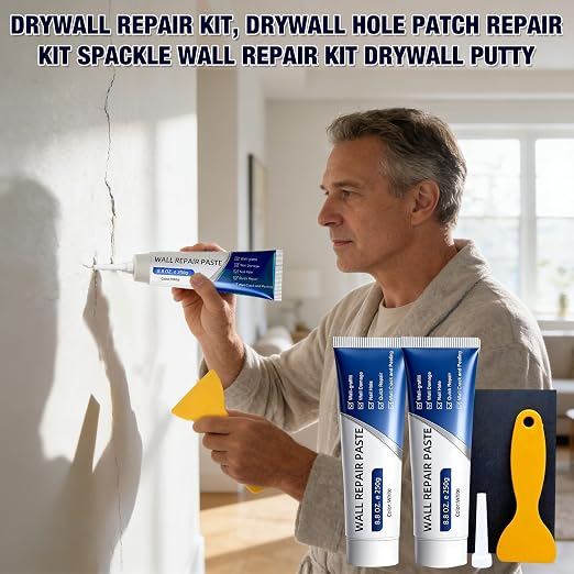 2PCS Drywall Repair Kit, Wall Mending Agent, Wall Patch Repair Kit - Image 2