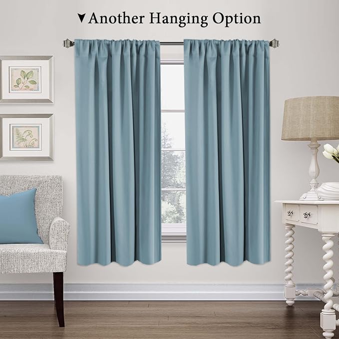H.VERSAILTEX Thermal Insulated Blackout Adjustable Tie Up Shade Curtain Window - Image 4