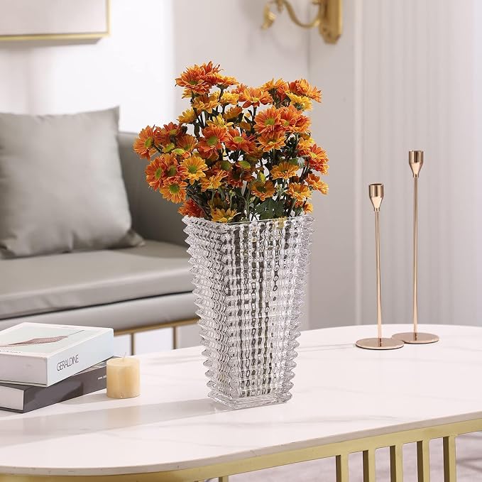 MCMCNCUIU Crystal Glass Vase, Large Crystal Vases - Image 5