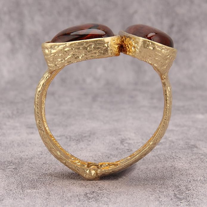 Gold Cuff Bracelet for Women Silver Beaded Bracelets Open Bangle Stackable Stretch Bead Bracelet Boho Jewelry Gifts for Wife Couple