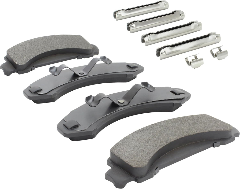Premium Semi-Metallic Front Brake Pads (1001-0387M) Compatible with 1986-1997 Ford/Mazda (Aerostar/B2300/B3000/B4000/Bronco II/Explorer/Navajo/Ranger)