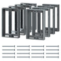 ABS 1/2 Inch Outlet Box Extender, Single Gang, 8 Pack | Single Gang Outlet Box by Unknown