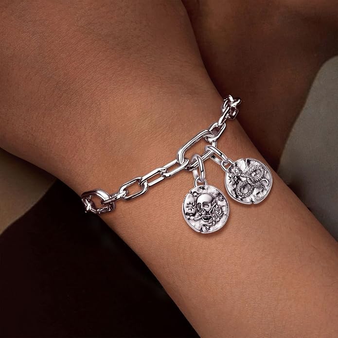 Cute Fashion Heart Charms,S925 Sterling Silver Charm,Bead for Bracelets and Necklaces,For Women Jewelry Present