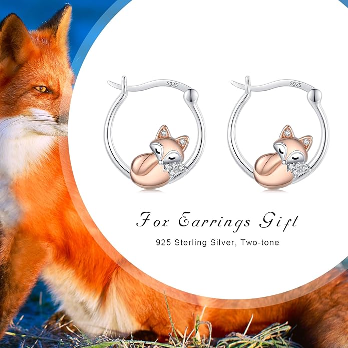 JUSTKIDSTOY Hypoallergenic Panda/Unicorn/Hummingbird/Dolphin Hoop Earrings for Women 925 Sterling Silver Animal Huggie Hoop Earrings Jewelry Gifts for Sensitive Ears
