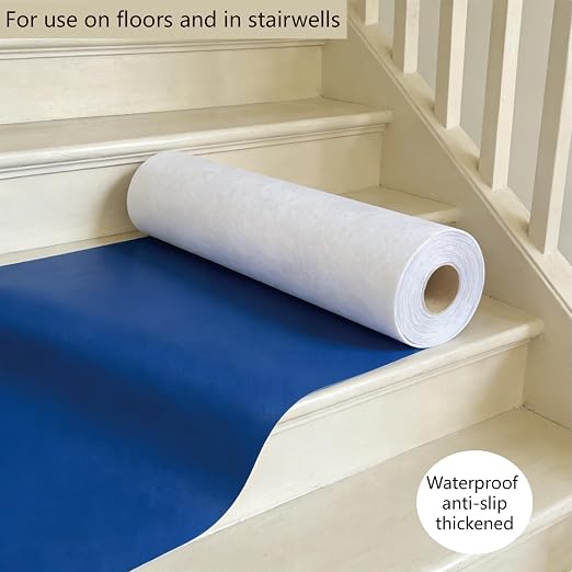 Floor Protection Film, 35.4" x 110' Non-Adhesive Heavy Duty Floor Protector Mat - Image 6