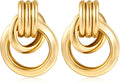 Gold Geometric Drop Dangle Earrings for Women Long Link Dangle Earrings Jewelry Gift