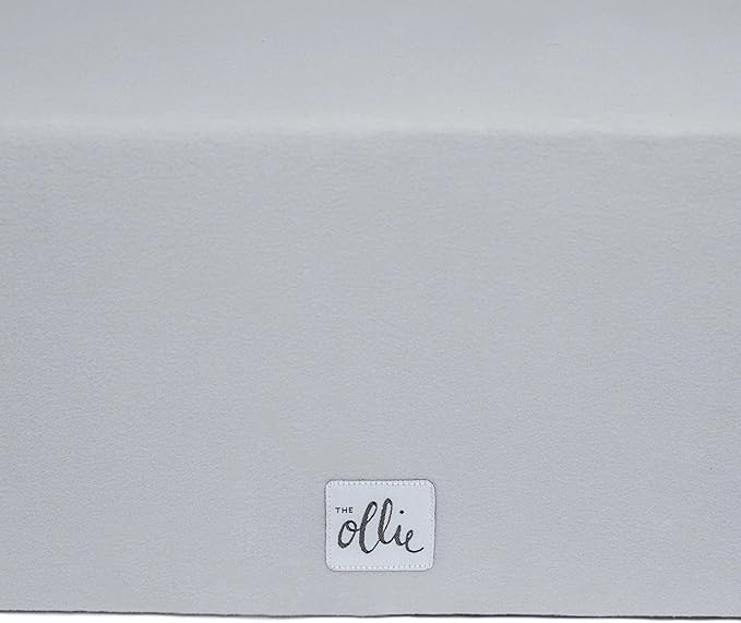 The Ollie Crib Sheet- Moisture-Wicking Material Keeps Baby Safe and Dry- Full Premium Elastic Perimeter- Easy to Pull On and Off- (Stone)