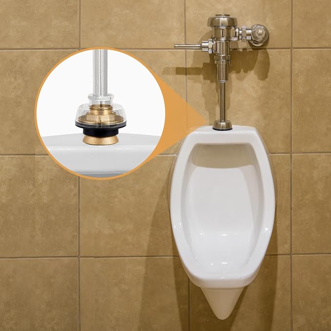 Zonon 6 Pcs 1 Inch x 3/4 Inch 100% Brass Closet Spud Urinal Spud Flush Valve - Image 6