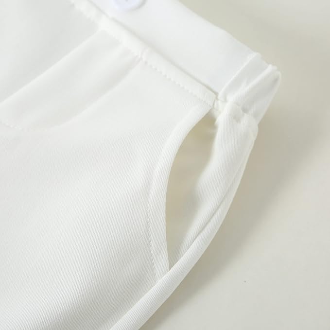 DISAUR Baby Boy Clothes Toddler Boy Outfits 4PCS Gentleman Dress Romper/Vest/Pants/Bow Tie Cotton Suit Sets