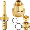 1 Set Shower Valve Rebuild Kit, TA-10 Flow Control Spindle & TA-4 Hot and Cold by Vayolli