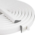 Kneelisa Wedge-Shape Window Weather Stripping Door Frame Seal 3Pcs×196” White by KNEELISA