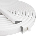 Wedge-Shape Window Weather Stripping Door Frame Seal 2Pcs×196” White | Upgrade by KNEELISA