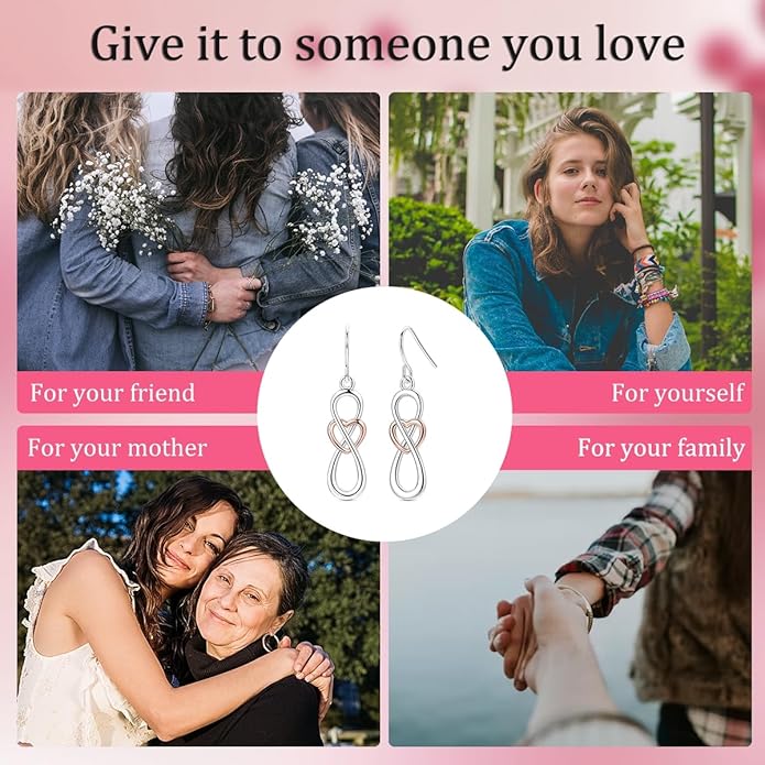 LAZA 925 Sterling Silver Hoop Earrings for Women, Hypoallergenic Huggie Butterfly Dangle Drop Earrings Colorful Flower Earrings Jewelry Gifts