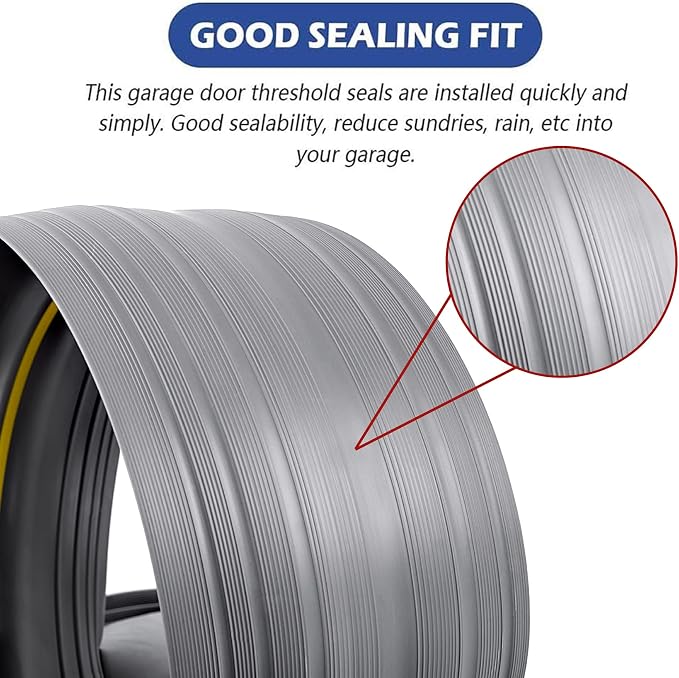 ToLanbbt 20Ft/6M Universal Garage Threshold Seal Strip - Image 3