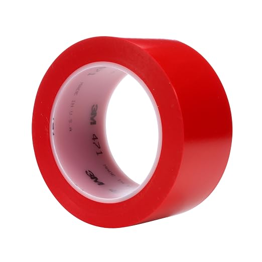 3M Vinyl Tape 471, 2 in x 36 yd, 5.2 mil, 1 Roll - Image 3